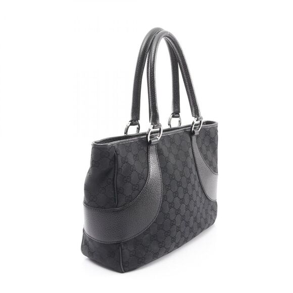 Gucci GG Canvas Leather Handbag - Picture 6 of 9